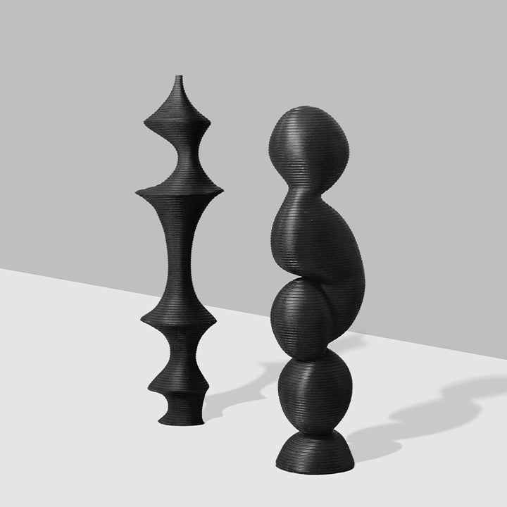 Moderne Texturierte Dekorative Skulptur