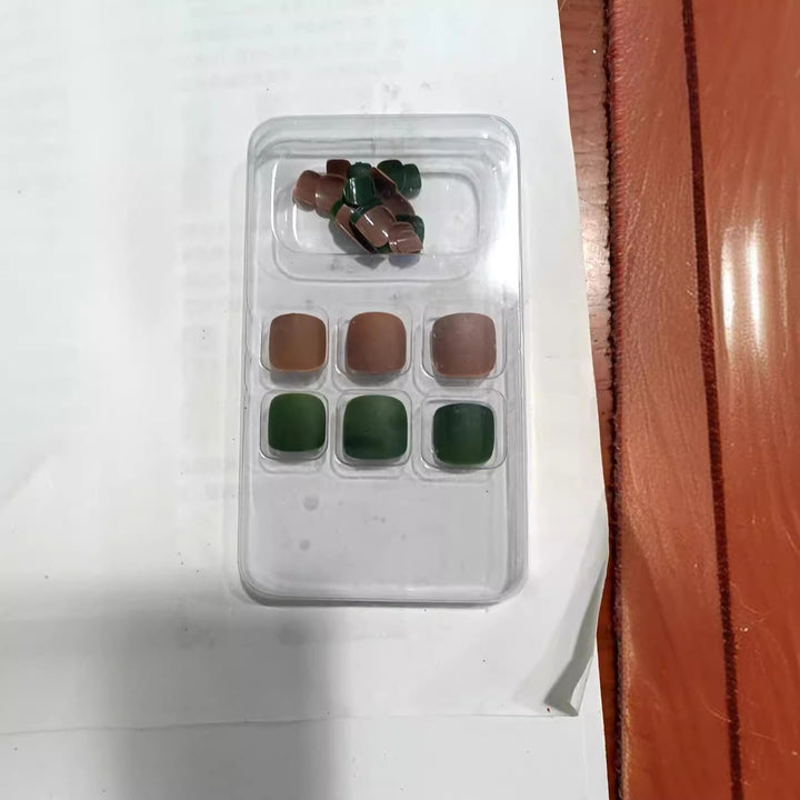Dekorative Press-On Nagelset Karnz