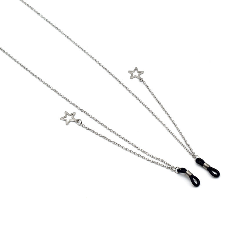 Elegante mit Sternen akzentuierte Brillenketten Karnz
