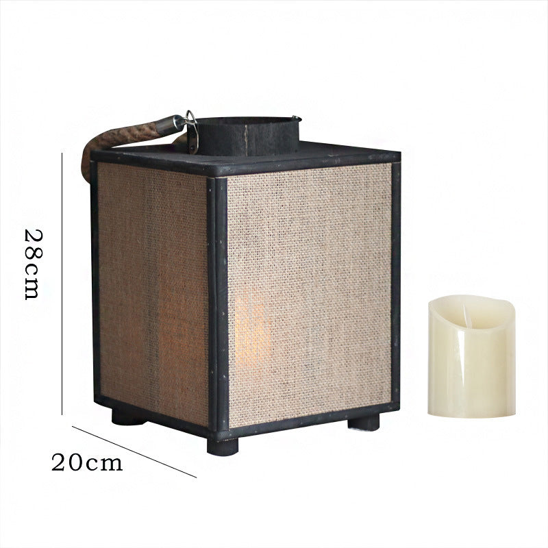 Rustikale Tischlampe Karnz