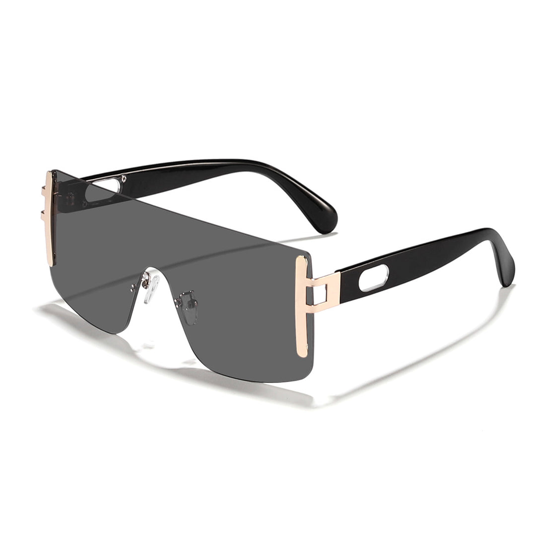 Damen oversized Sonnenbrille mit modernem futuristischen Design Karnz