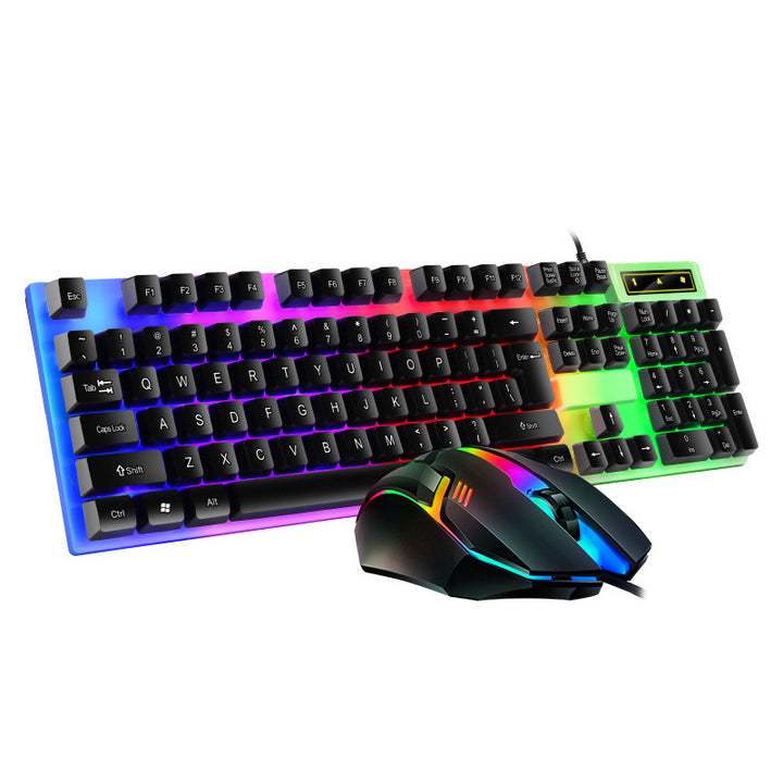 RGB Hintergrundbeleuchtete Mechanische Tastatur mit Multimedia-Steuerung Karnz