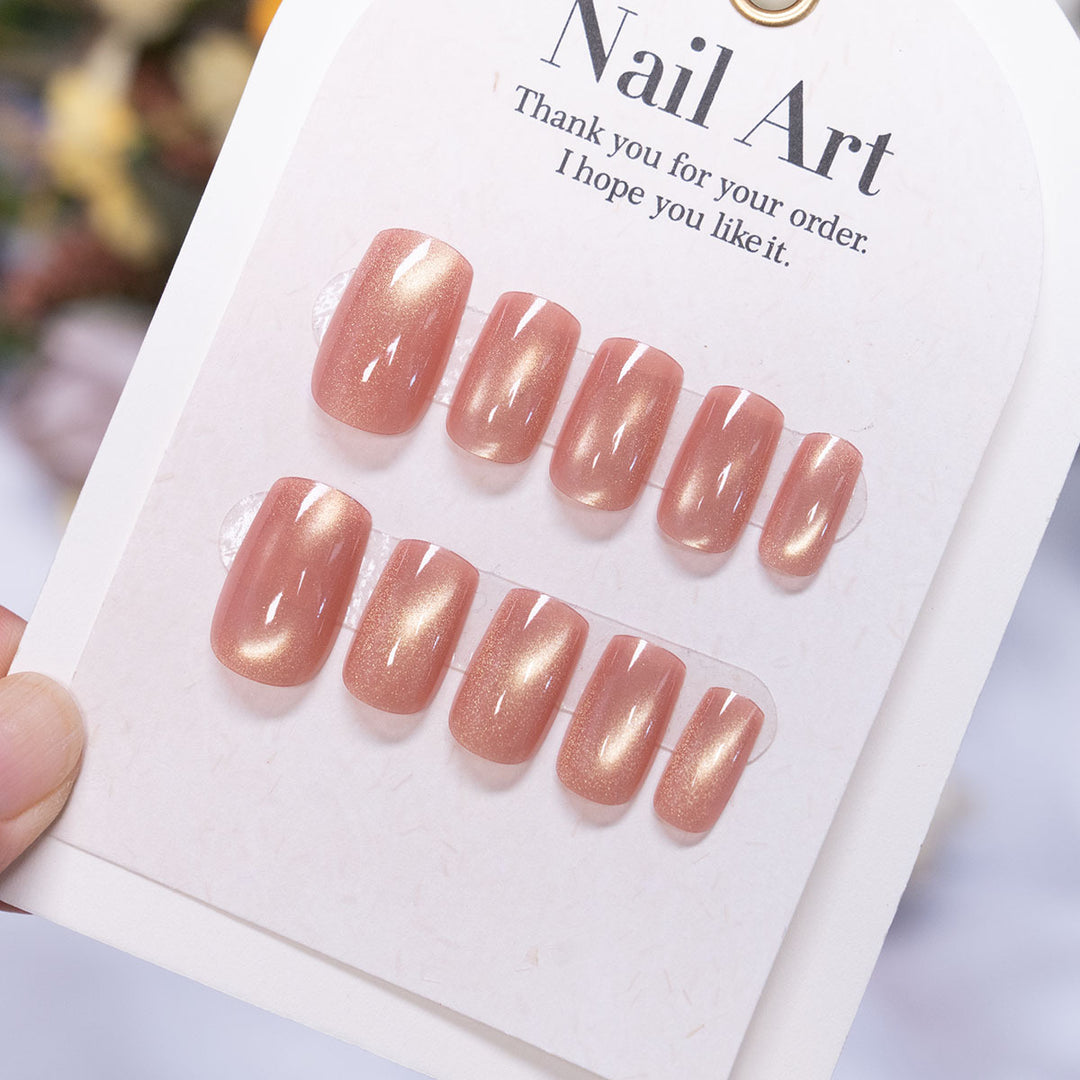 Ombre Glänzende Nagelkunst