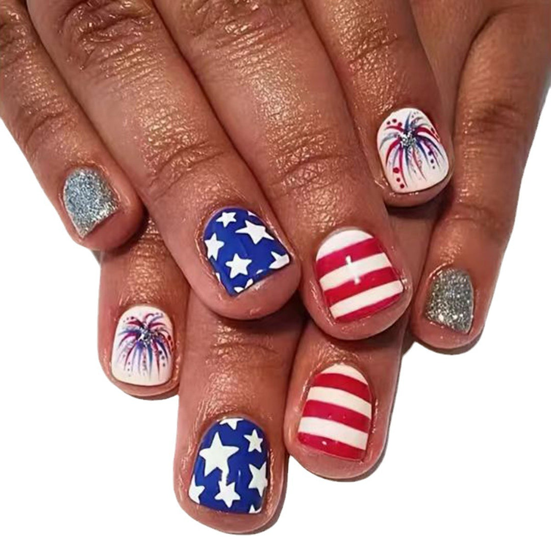 Patriotisches Thema Nagelkunstset