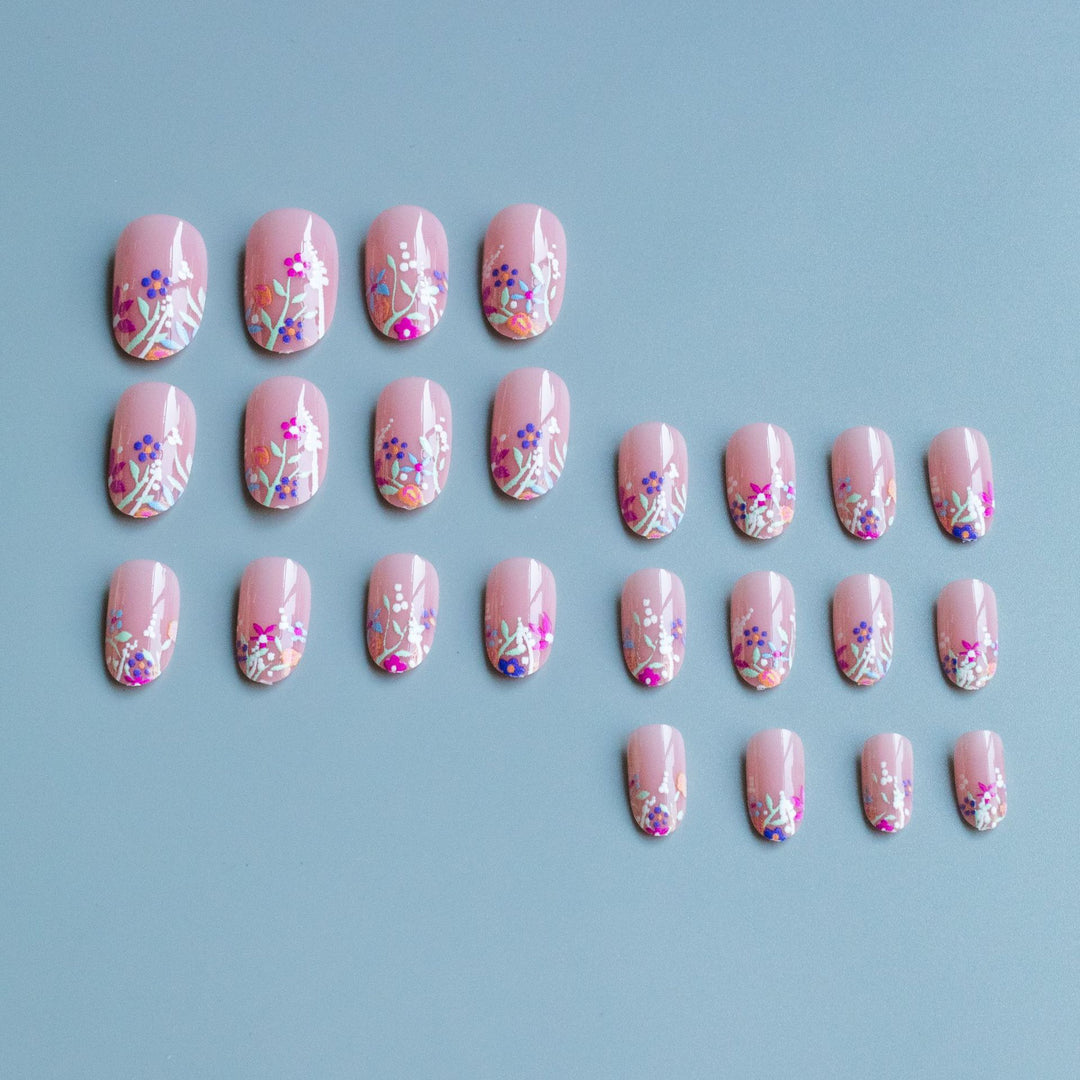 3D Blumen Acryl Nail Art Set