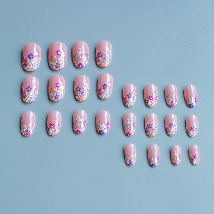 3D Blumen Acryl Nail Art Set