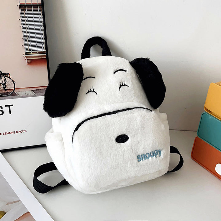 Plüsch-Hundethemen-Mini-Backpack