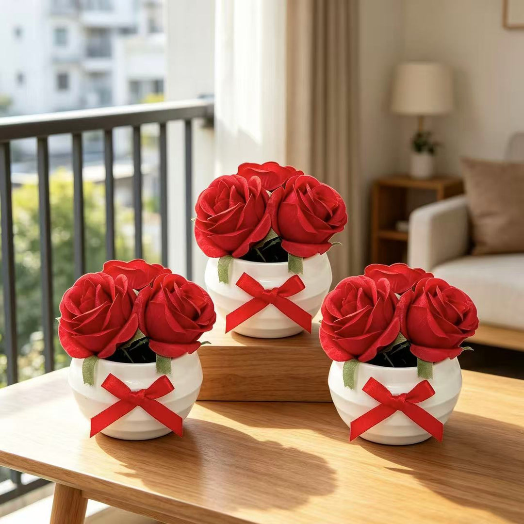 Elegante dekorative Rosenblüte für die Heimdekoration
