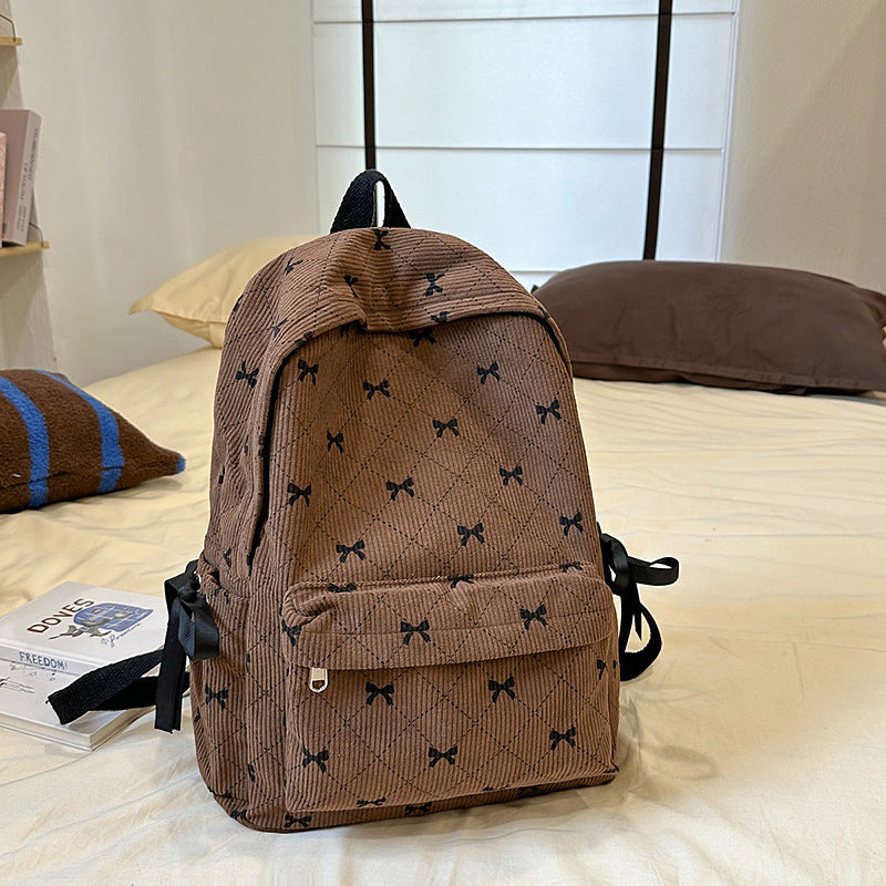 Gestepptes Rucksack mit Schleifendetail