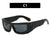 Damen sportliche Sonnenbrille mit breitem Rahmen und polarisierten Gläsern Karnz