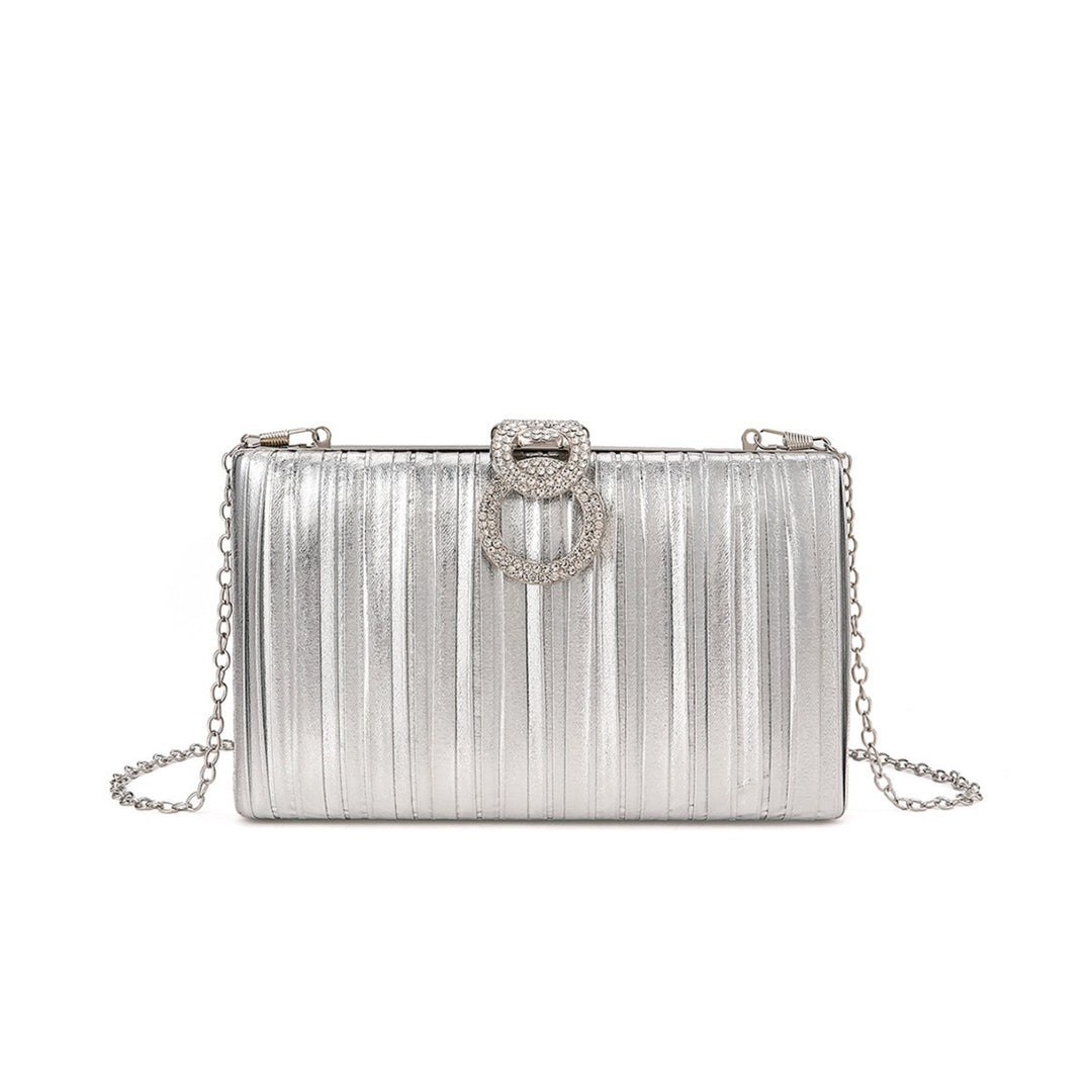 Falten Satin Abend Clutch