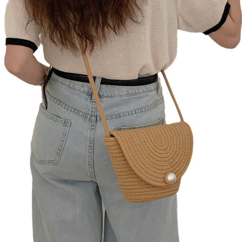 Damen Handtasche mit elegantem runden Design Karnz