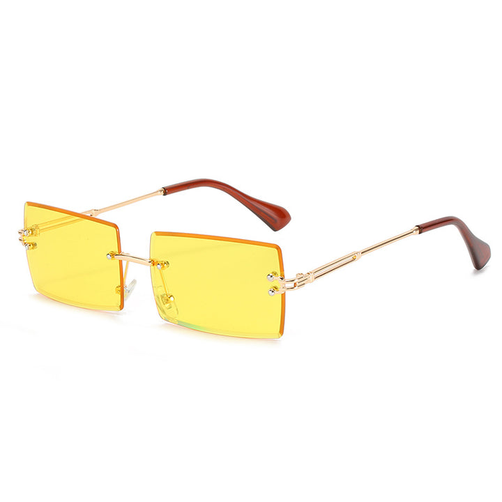 Moderne geometrische Rahmen-Sonnenbrille Karnz