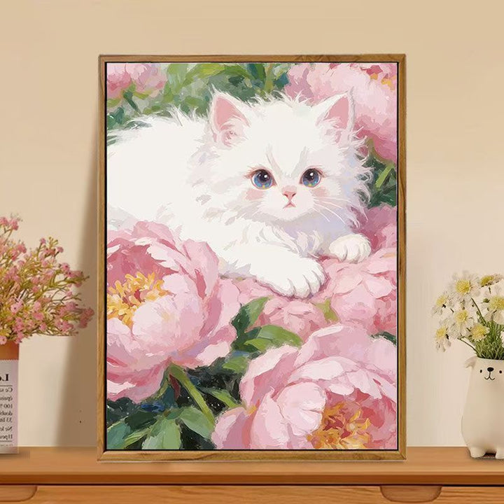 Kat-Themen Blumen Wandkunst Druck Karnz