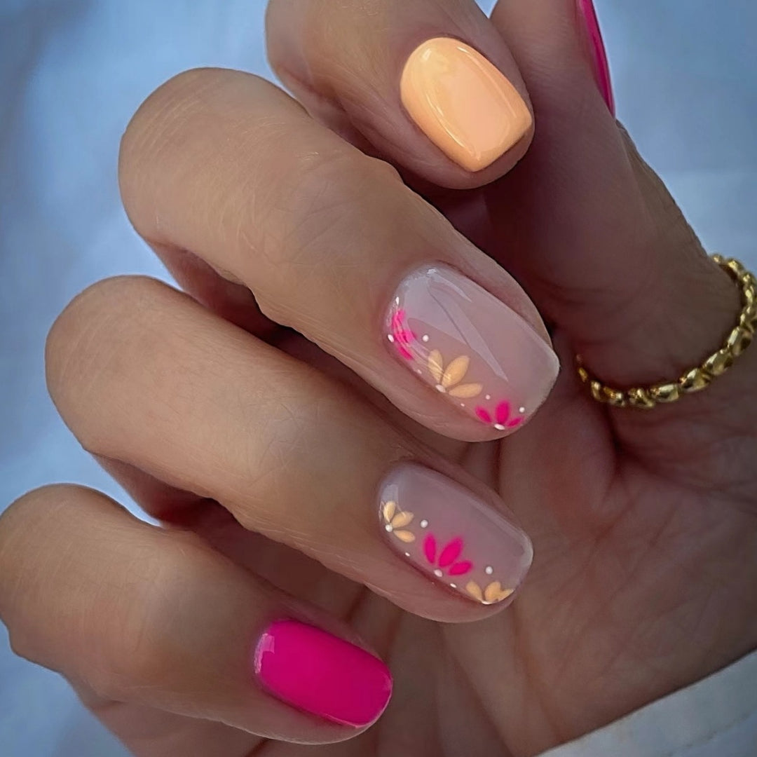 Florale Acryl-Nagelkunst-Verstärkungen Karnz 1789915591