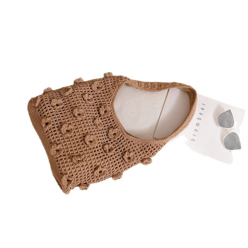Damen Handgeknüpfte Blüten-Tasche Karnz