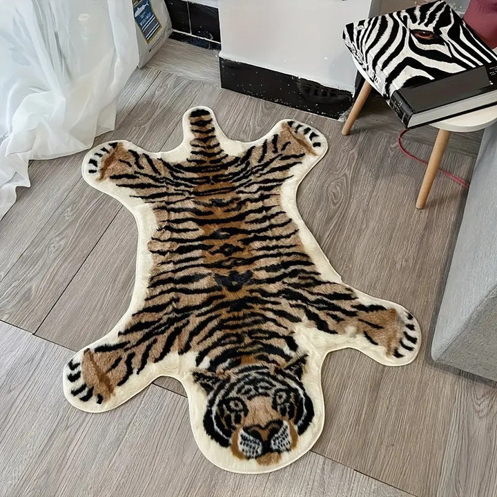 Verspielt tigerförmige Badematte