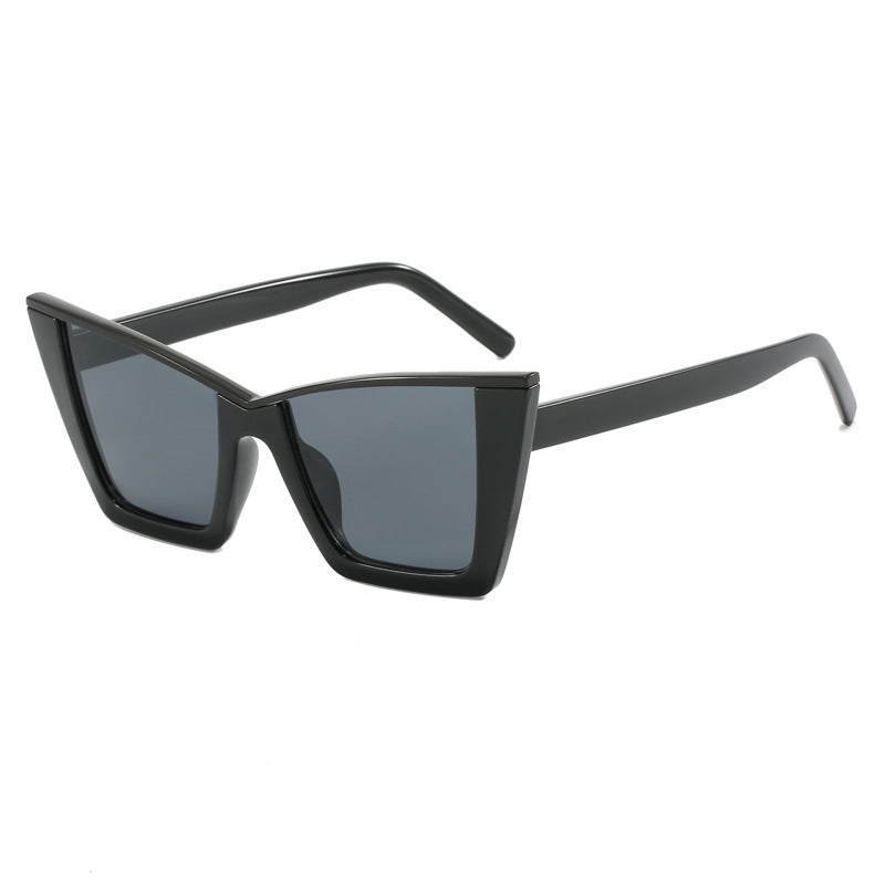 Damen quadratische Sonnenbrille mit goldenen Details Karnz