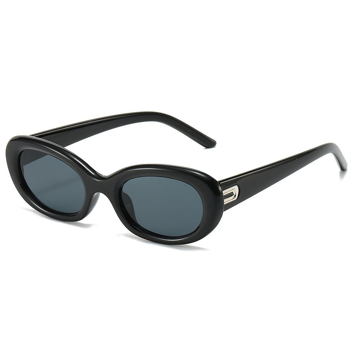 Chic Overgroße Oval Sonnenbrille Karnz