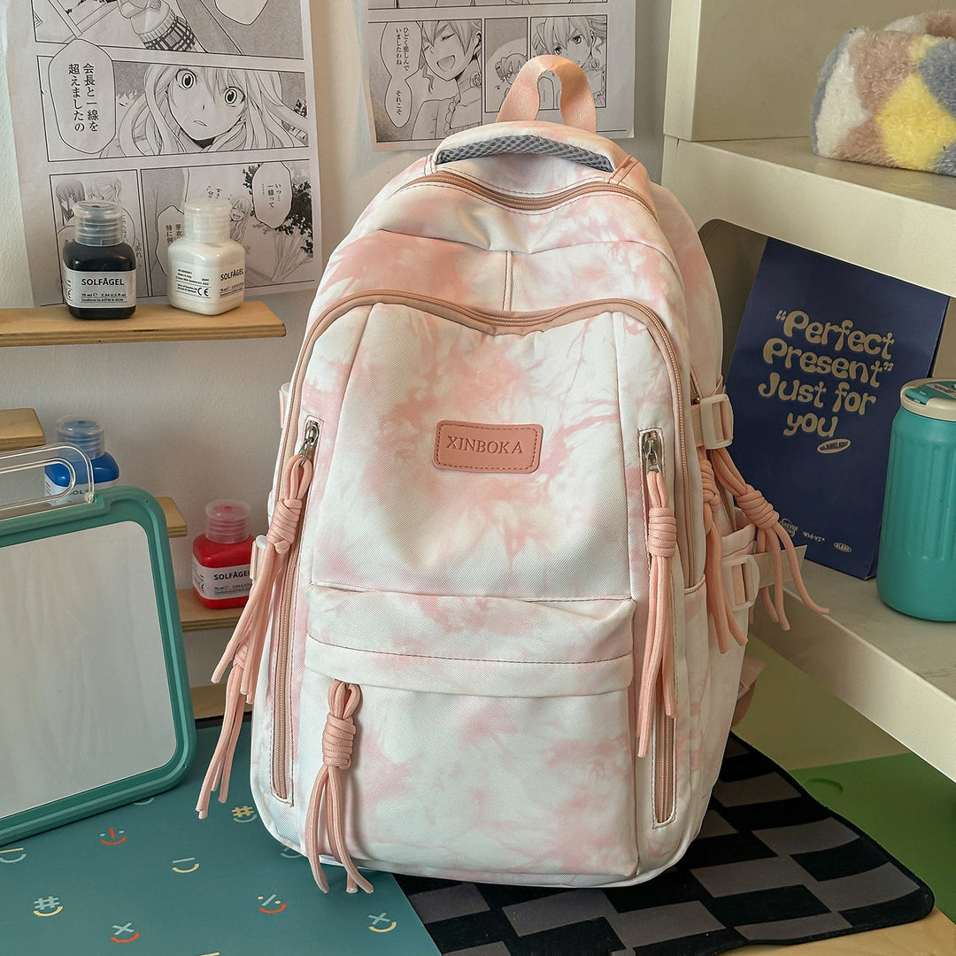 Trendige Marmor-Muster-Rucksack Karnz