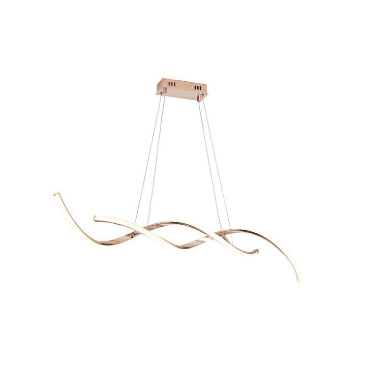 Wellen-inspirierte LED-Pendelleuchte