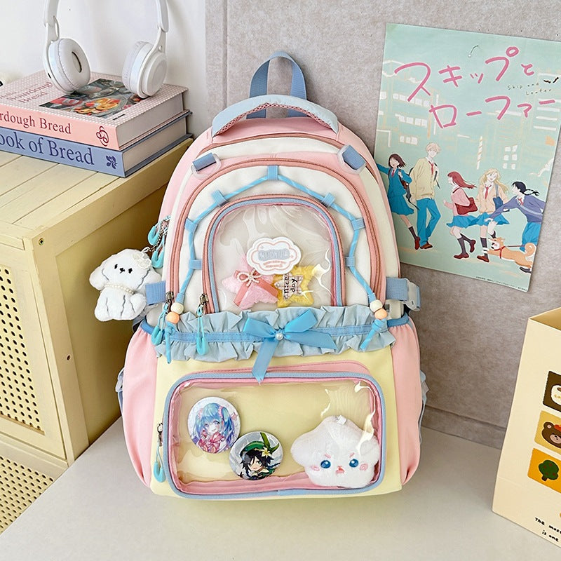 Multi-Funktionaler Transparenter Front-Rucksack Karnz