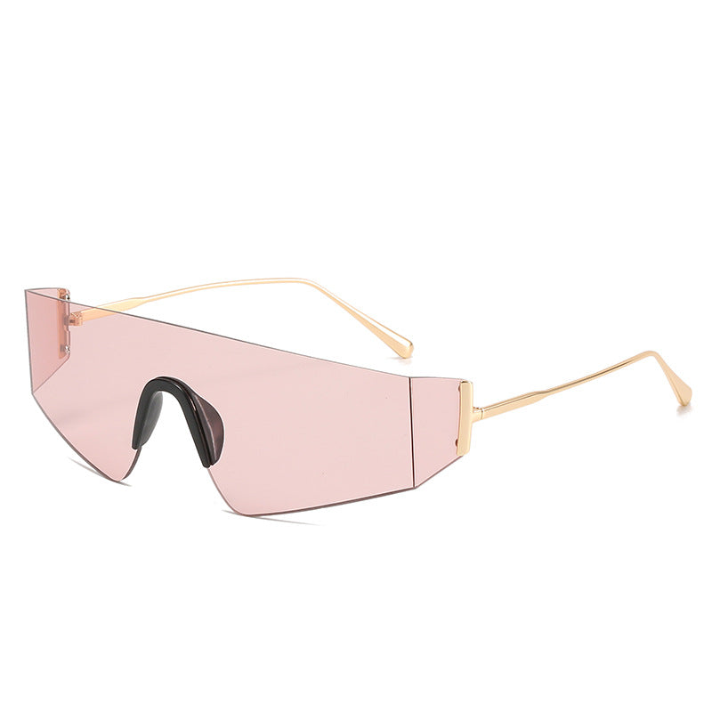 Damen futuristische Oversized-Sonnenbrille Karnz