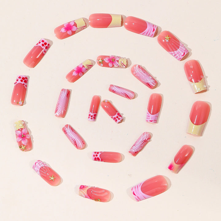 Artistic Floral Nail Art Set Karnz