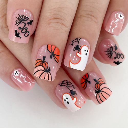 Themen Dekorative Press-On Nagelset Karnz