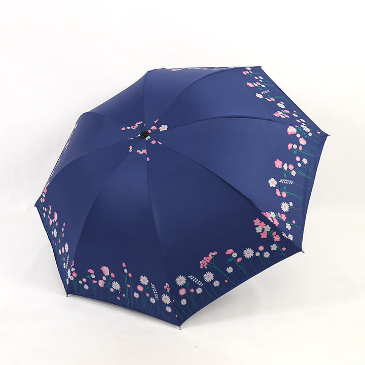 Damen Regenschirm mit floralen Akzenten Karnz
