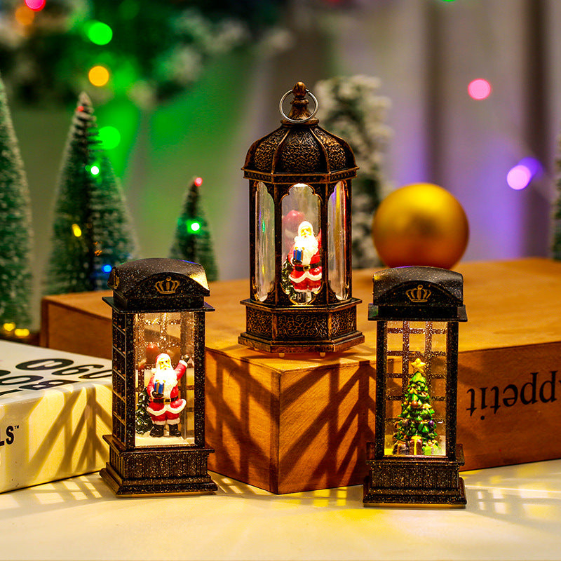 Dekorative Weihnachtslaterne mit LED-Beleuchtung Karnz