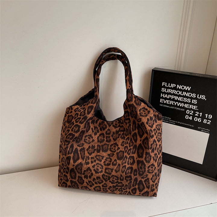Modische Leopardprint-Shopper-Tasche Karnz