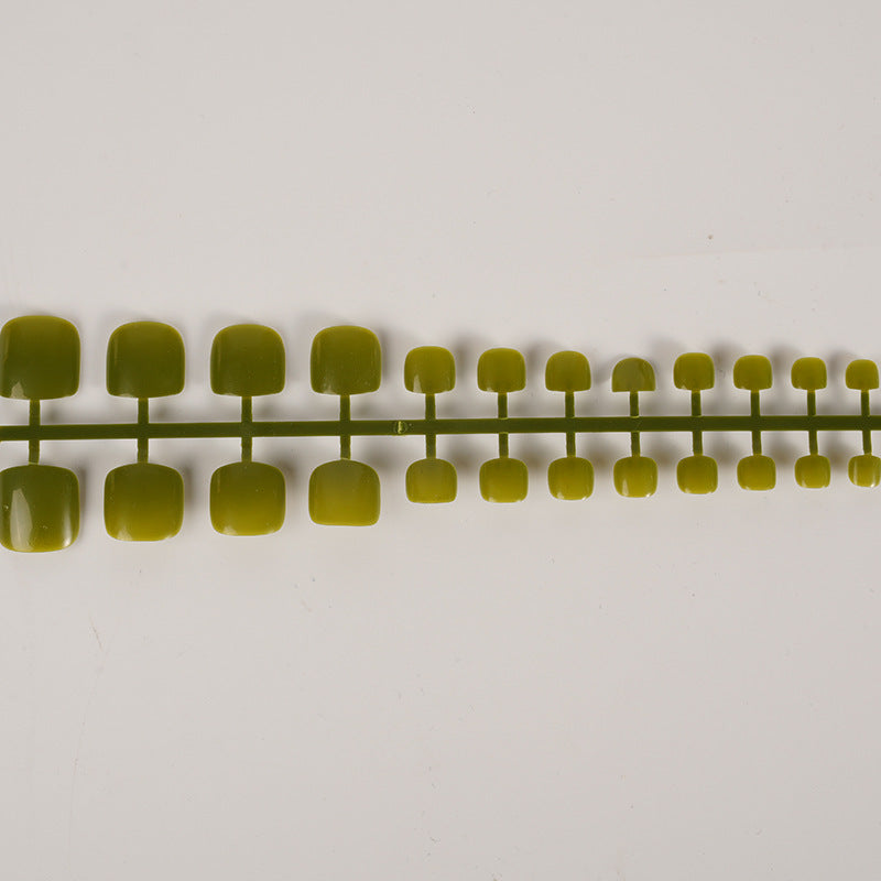 Glänzendes quadratisches Press-On-Nagelkunst-Set Karnz