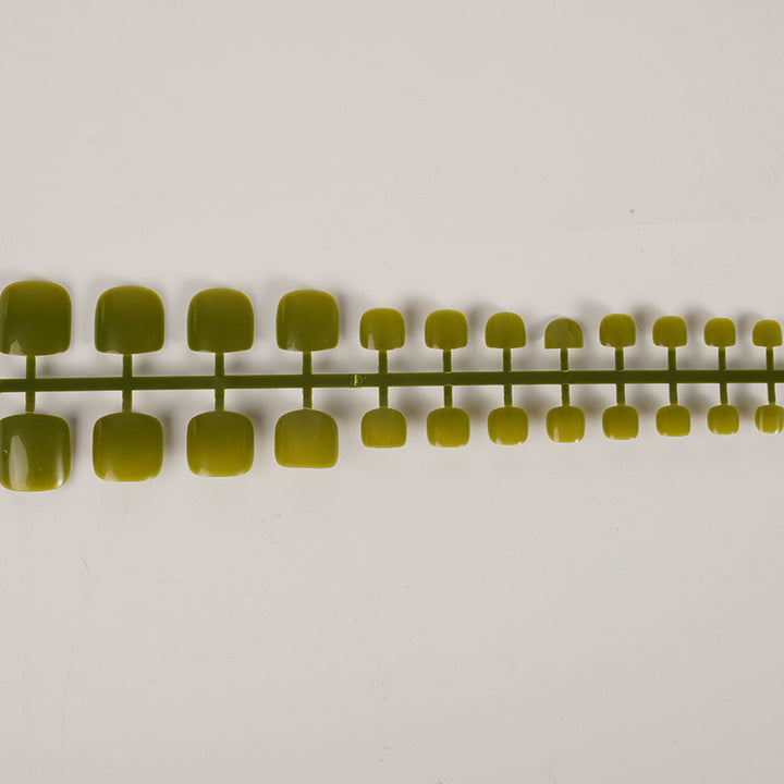 Glänzendes quadratisches Press-On-Nagelkunst-Set Karnz