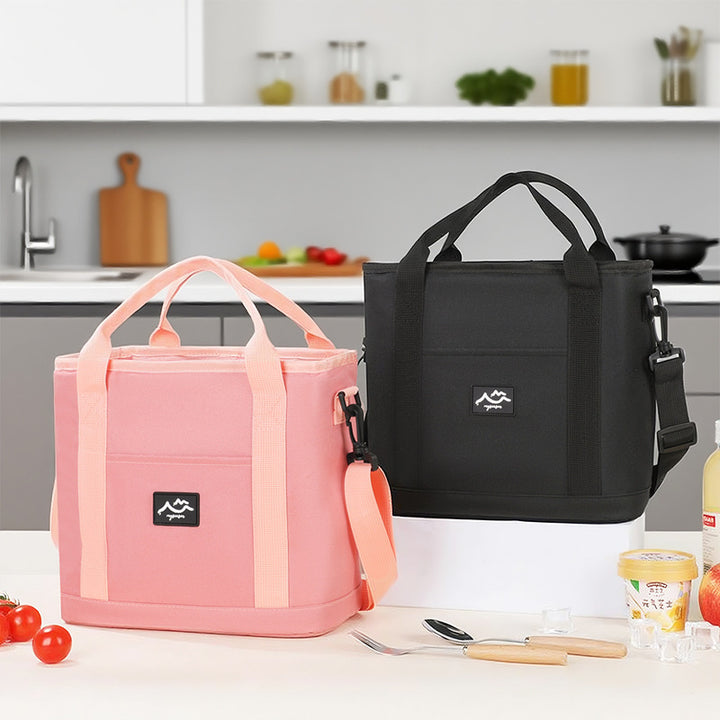 Isolierte Lunch-Kühltasche mit verstellbarem Gurt