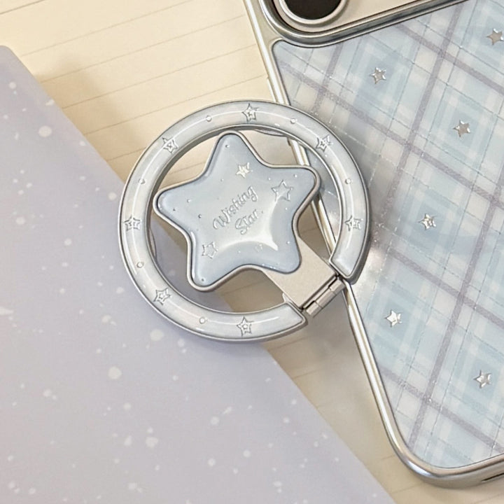 Verspielter Smartphone Fingerhalter im Sternendesign Karnz