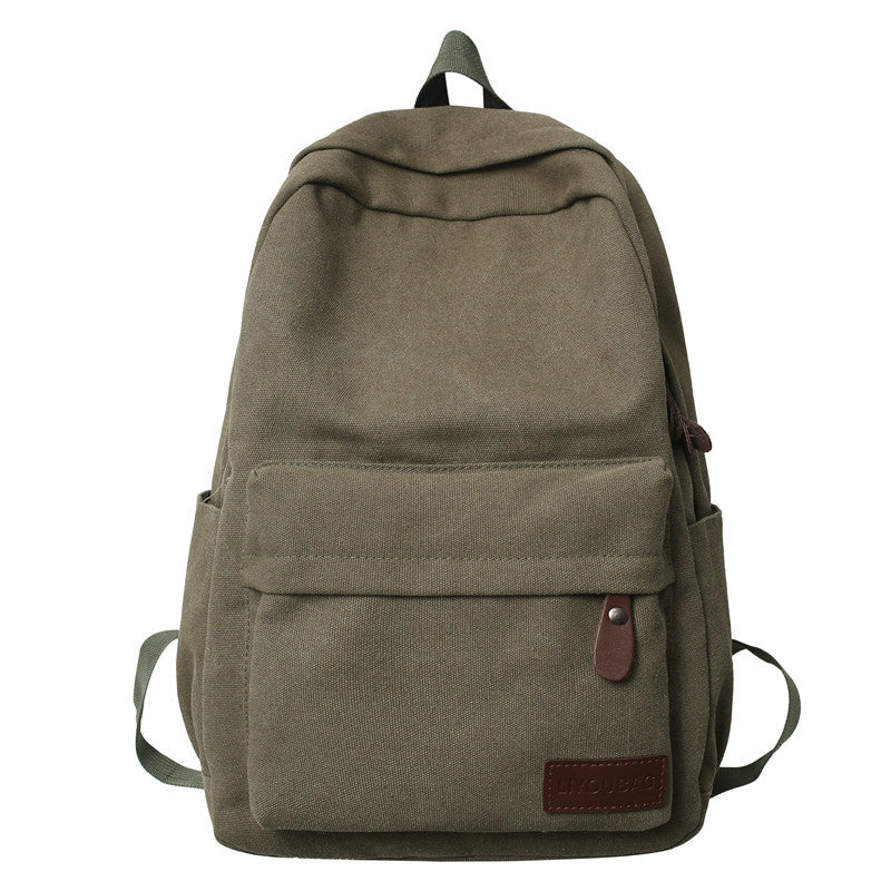 Klassischer Canvas-Rucksack Karnz