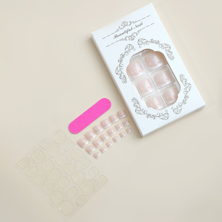 Kunstnagelset mit flexiblen Nägeln und pflegenden Zubehör Karnz
