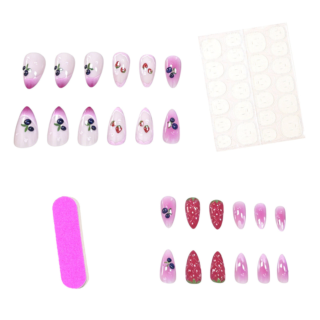 Künstlerische von Früchten inspirierte Nagelkunst Karnz