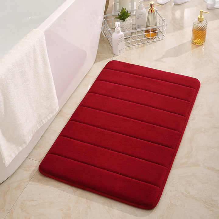 Plüsch Komfort Badezimmer Teppich