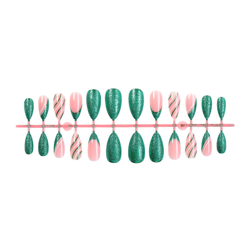Glitzerndes Ombre Presse-Fingerna Set Karnz