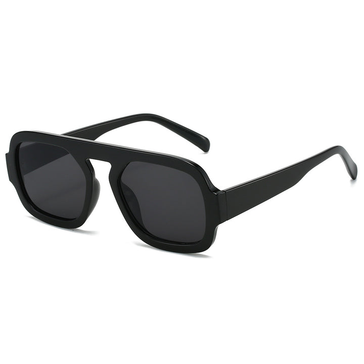 Oversized geometrische Linsen Sonnenbrille Karnz