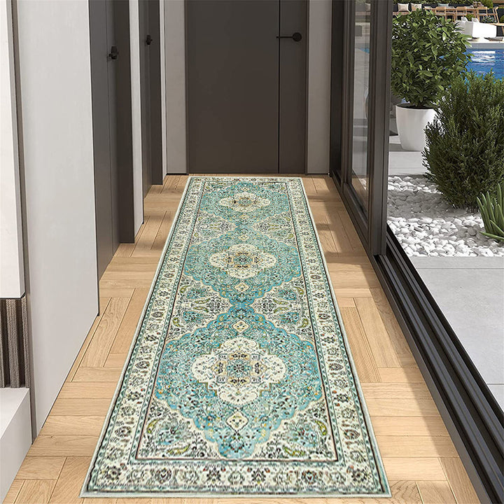 Eleganter geometrischer Muster-Läufer Teppich Karnz