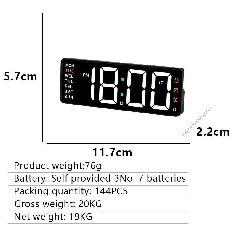 Digitaler Wanduhr Karnz