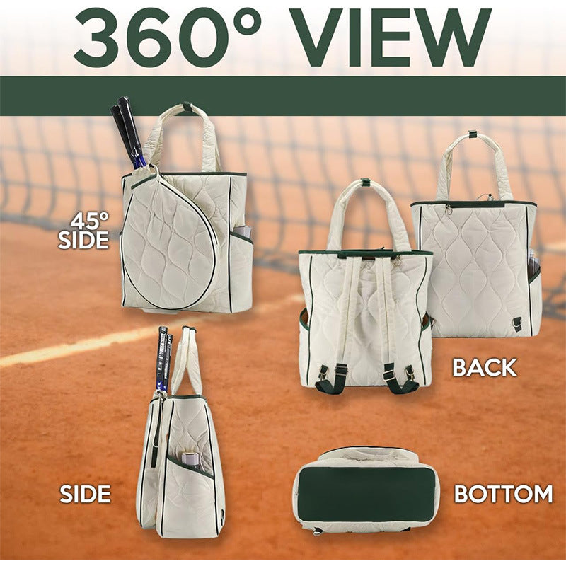 Sportliche Tennis-Tasche mit Integriertem Schläger- und Zubehörfach Karnz