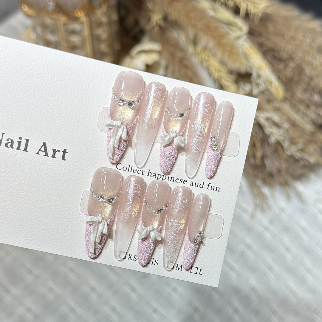 Elegante Stiletto-Nagelkunstverlängerungen Karnz
