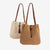 Damen Handgefertigte Shopper Tasche mit dekorativem Quastendetail Karnz