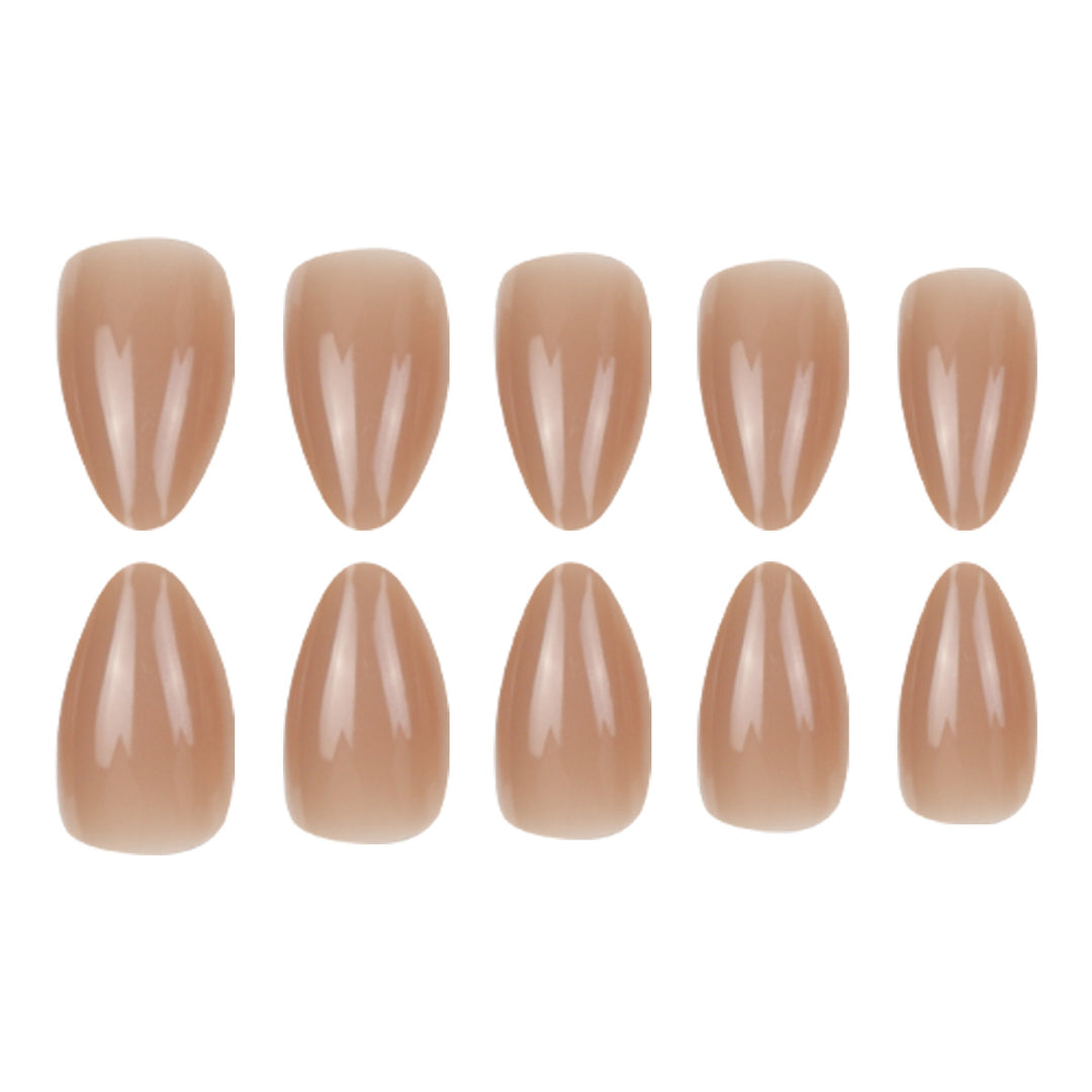 Elegante Stiletto-Form Press-On Nagelset Karnz