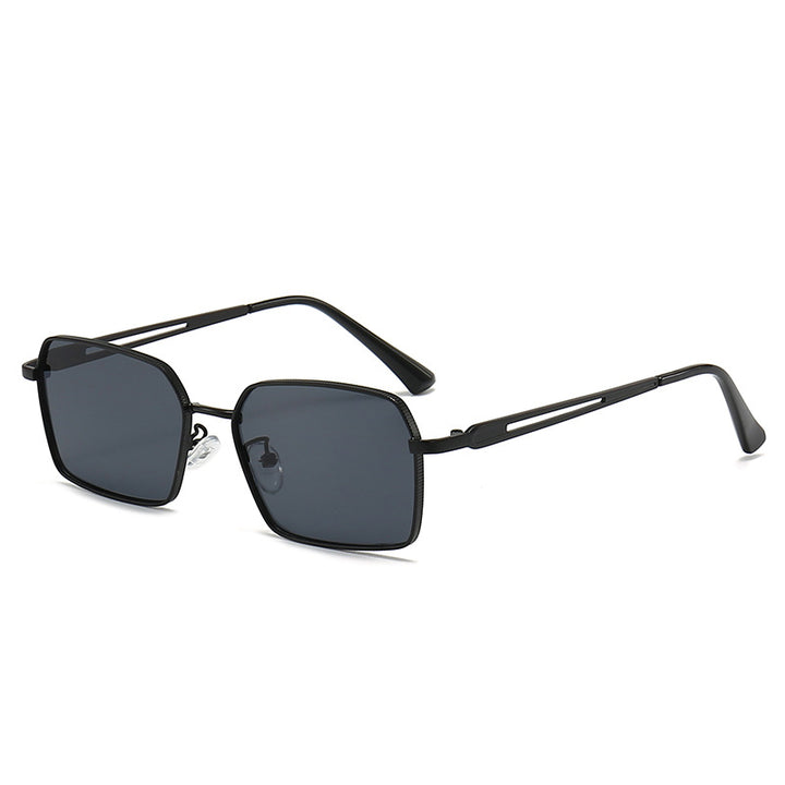 Damen quadratische Sonnenbrille mit minimalistischen Metallakzenten Karnz