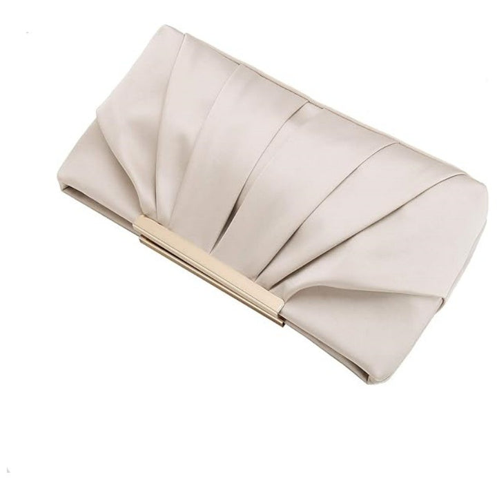 Elegante Clutch mit Raffinierten Faltendetails Karnz